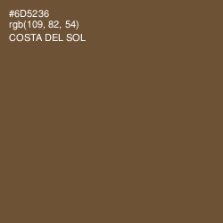 #6D5236 - Costa Del Sol Color Image